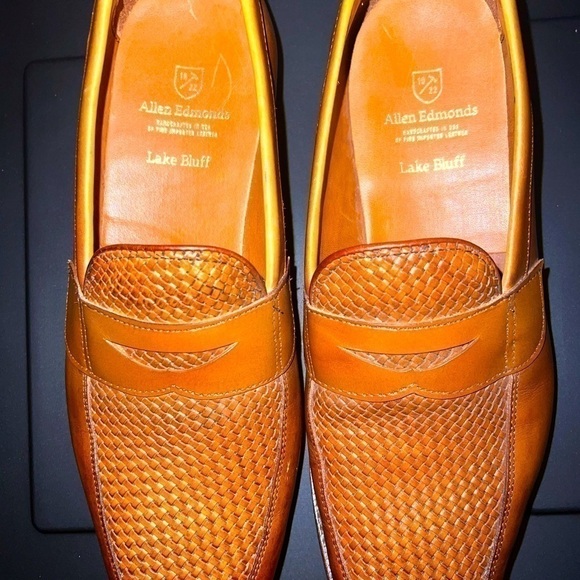 Allen Edmonds Lake Bluff Shoes 10D Fine Leather Handcrafted in USA - Picture 7 of 9